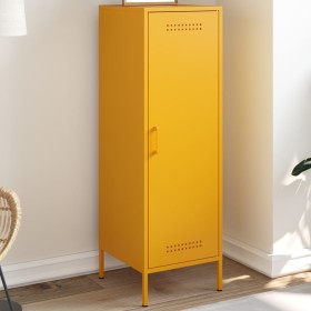 Mustard yellow steel sideboard 36x39x113 cm by , Sideboards - Ref: Foro24-843009, Price: 126,52 €, Discount: %