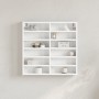 White engineered wood display case 60x8.5x58 cm by , Shelves and shelves - Ref: Foro24-847961, Price: 43,22 €, Discount: %