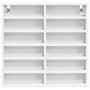 White engineered wood display case 60x8.5x58 cm by , Shelves and shelves - Ref: Foro24-847961, Price: 43,22 €, Discount: %