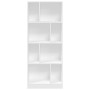 Weißes Regal aus Ingenieurholz 57x28,5x141 cm von , Bücherregale und Regale - Ref: Foro24-847996, Preis: 79,63 €, Rabatt: %