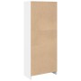 Estantería de madera de ingeniería blanca 57x28,5x141 cm de , Librerías y estanterías - Ref: Foro24-847996, Precio: 79,63 €, ...