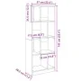 Estantería de madera de ingeniería blanca 57x28,5x141 cm by , Bookcases and shelves - Ref: Foro24-847996, Price: 69,94 €, Dis...