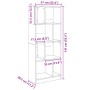 Estantería de madera de ingeniería blanca 57x28,5x141 cm de , Librerías y estanterías - Ref: Foro24-847996, Precio: 79,63 €, ...