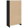 Estantería madera de ingeniería negro 57x28,5x107,5 cm de , Librerías y estanterías - Ref: Foro24-848004, Precio: 65,92 €, De...