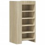 Schuhschrank aus Eichenholz in Sonoma-Optik, 52x37,5x100 cm. von , Schuhregale und Schuhorganisatoren - Ref: Foro24-848446, P...