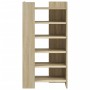 Shoe cabinet made of Sonoma oak engineered wood, measuring 52x37.5x100 cm. by , Shoe racks and shoe organizers - Ref: Foro24-...