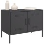 Mueble de TV acero negro 68x39x50,5 cm de , Muebles TV - Ref: Foro24-842934, Precio: 94,09 €, Descuento: %