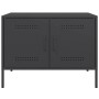 Mueble de TV acero negro 68x39x50,5 cm de , Muebles TV - Ref: Foro24-842934, Precio: 94,09 €, Descuento: %