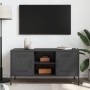 Black steel TV stand 100.5x39x50.5 cm by , TV Furniture - Ref: Foro24-842988, Price: 116,61 €, Discount: %