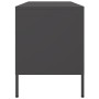 Black steel TV stand 100.5x39x50.5 cm by , TV Furniture - Ref: Foro24-842988, Price: 116,61 €, Discount: %