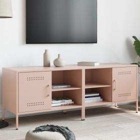 TV-Möbel, 2-teilig, rosa Stahl, 68x39x50,5 cm. von , TV-Möbel - Ref: Foro24-842997, Preis: 230,99 €, Rabatt: %