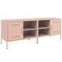 Muebles de TV 2 piezas acero rosa 68x39x50,5 cm de , Muebles TV - Ref: Foro24-842997, Precio: 230,99 €, Descuento: %