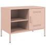 Muebles de TV 2 piezas acero rosa 68x39x50,5 cm de , Muebles TV - Ref: Foro24-842997, Precio: 230,99 €, Descuento: %