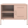 Muebles de TV 2 piezas acero rosa 68x39x50,5 cm de , Muebles TV - Ref: Foro24-842997, Precio: 230,99 €, Descuento: %