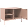 Muebles de TV 2 piezas acero rosa 68x39x50,5 cm de , Muebles TV - Ref: Foro24-842997, Precio: 230,99 €, Descuento: %