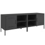 Muebles de TV 2 piezas acero negro 68x39x50,5 cm de , Muebles TV - Ref: Foro24-842995, Precio: 163,68 €, Descuento: %