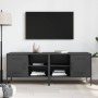 Muebles de TV 2 piezas acero negro 68x39x50,5 cm de , Muebles TV - Ref: Foro24-842995, Precio: 163,68 €, Descuento: %