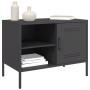 Muebles de TV 2 piezas acero negro 68x39x50,5 cm de , Muebles TV - Ref: Foro24-842995, Precio: 163,68 €, Descuento: %