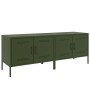 Muebles de TV 2 piezas acero verde oliva 68x39x50,5 cm de , Muebles TV - Ref: Foro24-842943, Precio: 179,29 €, Descuento: %