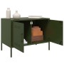 Muebles de TV 2 piezas acero verde oliva 68x39x50,5 cm de , Muebles TV - Ref: Foro24-842943, Precio: 179,29 €, Descuento: %