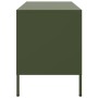 Muebles de TV 2 piezas acero verde oliva 68x39x50,5 cm de , Muebles TV - Ref: Foro24-842943, Precio: 179,29 €, Descuento: %