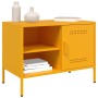 Mustard yellow steel TV stand 68x39x50.5 cm by , TV Furniture - Ref: Foro24-843000, Price: 95,88 €, Discount: %