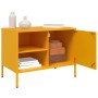 Mustard yellow steel TV stand 68x39x50.5 cm by , TV Furniture - Ref: Foro24-843000, Price: 95,88 €, Discount: %