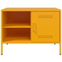 Mustard yellow steel TV stand 68x39x50.5 cm by , TV Furniture - Ref: Foro24-843000, Price: 95,88 €, Discount: %