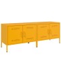 TV furniture 2 pieces yellow mustard steel 68x39x50.5 cm by , TV Furniture - Ref: Foro24-842941, Price: 179,36 €, Discount: %