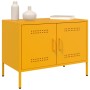 TV furniture 2 pieces yellow mustard steel 68x39x50.5 cm by , TV Furniture - Ref: Foro24-842941, Price: 179,36 €, Discount: %