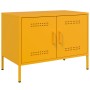 TV furniture 2 pieces yellow mustard steel 68x39x50.5 cm by , TV Furniture - Ref: Foro24-842941, Price: 179,36 €, Discount: %