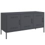 Mueble de TV de acero gris antracita 100,5x39x50,5 cm de , Muebles TV - Ref: Foro24-842948, Precio: 165,99 €, Descuento: %