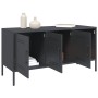 TV stand in anthracite gray steel, 100.5x39x50.5 cm by , TV Furniture - Ref: Foro24-842948, Price: 124,97 €, Discount: %