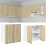 Hanging kitchen cabinet made of oak plywood, 60x31x60 cm by , Kitchen cabinets - Ref: Foro24-849620, Price: 59,41 €, Discount: %