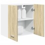 Hanging kitchen cabinet made of oak plywood, 60x31x60 cm by , Kitchen cabinets - Ref: Foro24-849620, Price: 59,41 €, Discount: %