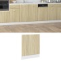 Engineered oak Sonoma wood dishwasher panel 60x3x67 cm by , Kitchen cabinets - Ref: Foro24-849629, Price: 27,21 €, Discount: %