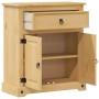 Armario de baño Corona madera maciza de pino 70x33x80 cm de , Muebles de baño - Ref: Foro24-4013404, Precio: 114,42 €, Descue...