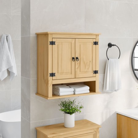 Armario de baño Corona madera maciza de pino 70x33x71,5 cm de , Muebles de baño - Ref: Foro24-4013406, Precio: 95,30 €, Descu...