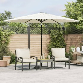 Garden umbrella with white steel pole 288x288x225 cm by , Umbrellas - Ref: Foro24-4005108, Price: 96,53 €, Discount: %