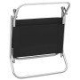 Folding beach chairs 2 units black fabric by vidaXL, Garden chairs - Ref: Foro24-310366, Price: 70,57 €, Discount: %