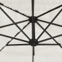 Garden umbrella with white steel pole 288x288x225 cm by , Umbrellas - Ref: Foro24-4005108, Price: 96,53 €, Discount: %