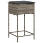 3-piece garden bar set with gray PE rattan cushions by , Garden sets - Ref: Foro24-3261498, Price: 233,24 €, Discount: %