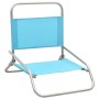 Folding beach chairs 2 units turquoise fabric by vidaXL, Garden chairs - Ref: Foro24-310371, Price: 70,11 €, Discount: %