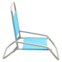 Folding beach chairs 2 units turquoise fabric by vidaXL, Garden chairs - Ref: Foro24-310371, Price: 70,11 €, Discount: %