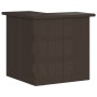 3-piece garden bar set with brown PE rattan cushions by , Garden sets - Ref: Foro24-3261500, Price: 269,33 €, Discount: %