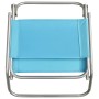 Folding beach chairs 2 units turquoise fabric by vidaXL, Garden chairs - Ref: Foro24-310371, Price: 70,11 €, Discount: %