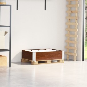 Solid pine wood pallet necklace in brown, 80x60 cm by , Loading platforms and pallets - Ref: Foro24-4010267, Price: 33,99 €, ...