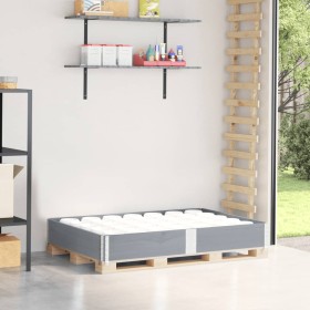 Solid gray pine wood pallet collar 150x100 cm by , Loading platforms and pallets - Ref: Foro24-4010303, Price: 49,99 €, Disco...