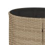 Semicircular 3-piece synthetic rattan garden sofa set in beige color. by , Outdoor sofas - Ref: Foro24-3262067, Price: 627,13...