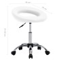 Silla de trabajo con ruedas cuero sintético blanco de vidaXL, Sillas de oficina - Ref: Foro24-323663, Precio: 71,22 €, Descue...